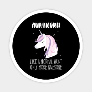 Aunticorn Aunt Awesome Unicorn Magnet